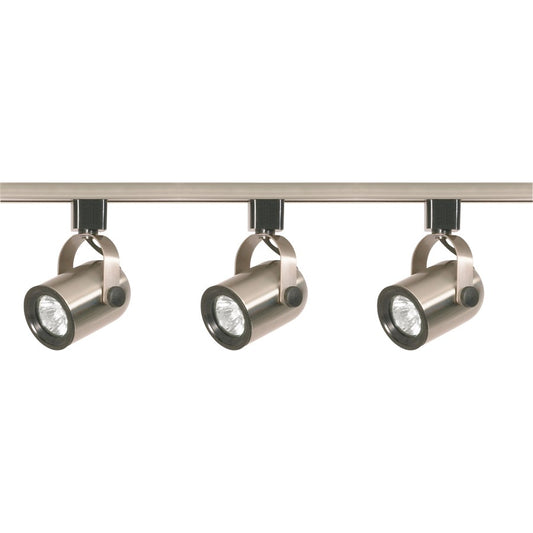Nuvo TK354 3-Light Track Kit | Transitional Brushed Nickel | Kitchen & Living Room Accent | 1.75 x 4 in, Line Voltage | Model TK354