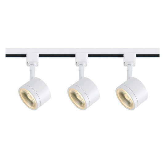 Nuvo Lighting TK403 48in 4-Light LED Track Kit | Modern White Adjustable | Kitchen & Living Room | 48 x 3 x 3 in | Model TK403