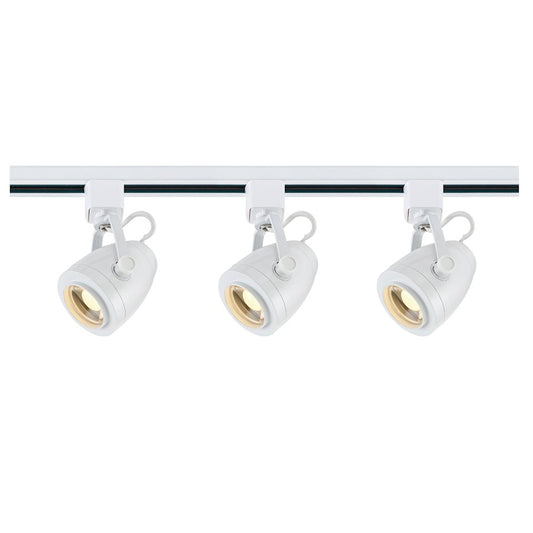 Nuvo Lighting TK413 48in 36W LED Track Kit | Contemporary White Finish | Kitchen & Living Room Track Lighting | 48 x 3 x 3 in | Model TK413