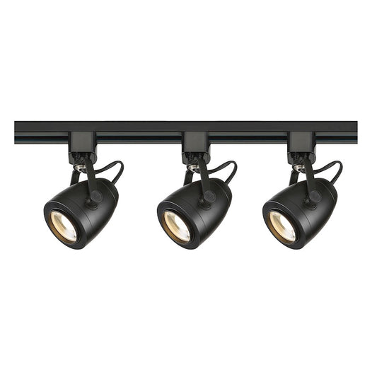 Nuvo Lighting TK414 48in 36W LED Track Kit | Contemporary Black Finish | Living Room & Kitchen Track Lighting | 48 x 3 x 3 in, 3000K 90CRI | Model TK414