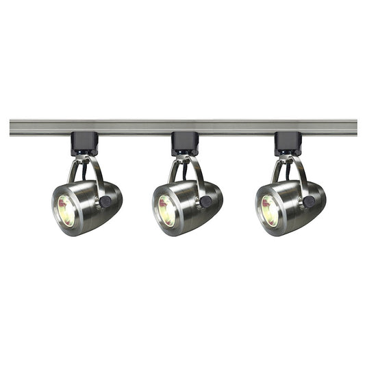 Nuvo Lighting 48in 12W LED Track Kit | Contemporary Brushed Nickel | Kitchen & Living Room | 3000K 2460 Lumens 90 CRI Dimmable | Model TK417