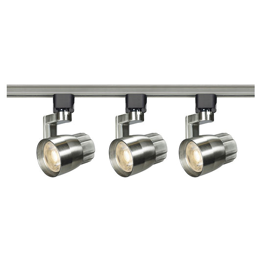 Nuvo Lighting TK427 48in 3-Light LED Track Kit | Contemporary Brushed Nickel | Living Room & Kitchen Track Lighting | 48 x 2.5 x 3 in | Model TK427
