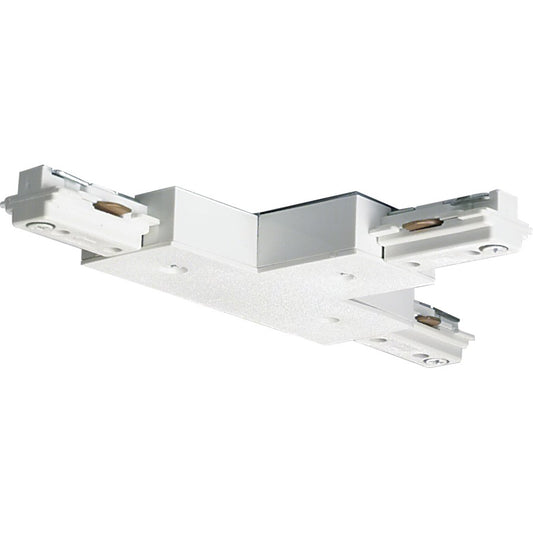 Nuvo Lighting T Connector White | Transitional Track Lighting Accessory | Dry Location Indoor Use | 1.25 x 0.5 in | Model TP148