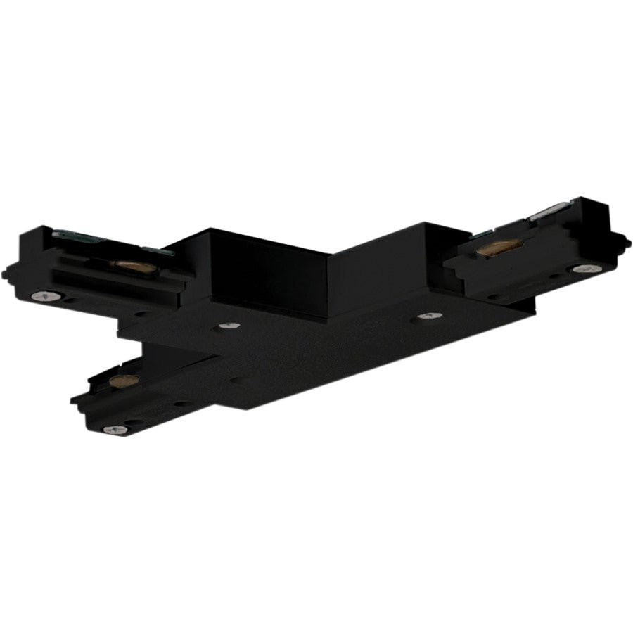 Nuvo Lighting T Connector Black | Transitional Track Light Accessory | Dry Location Connector | 1.25 x 0.5 in | Model TP149