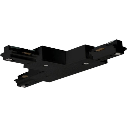 Nuvo Lighting T Connector Black | Transitional Track Light Accessory | Dry Location Connector | 1.25 x 0.5 in | Model TP149
