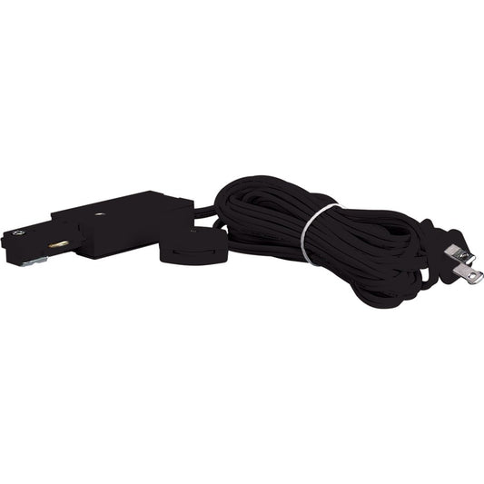 Nuvo Lighting Live End Cord Kit | Transitional Black | Track Lighting Accessory | 0.65 x 1.5 in | Model TP157