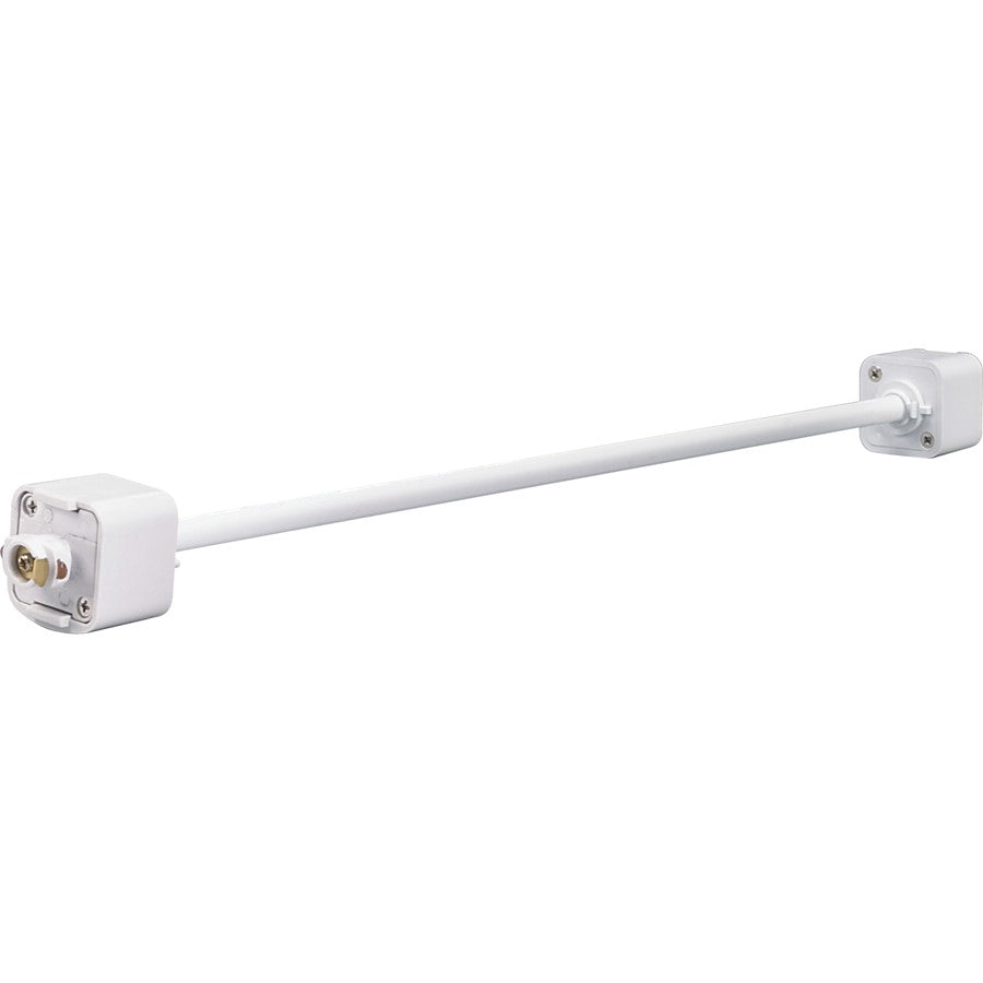 Nuvo Lighting 24in Track Extension Wand | White Transitional | Track Lighting Accessory for Dry Locations | 1.5 x 24 in | Model TP160