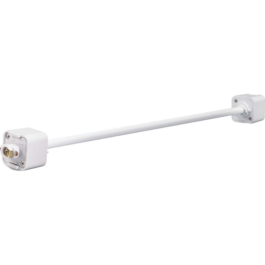 Nuvo Lighting 48in Extension Wand | White Transitional Track Light Accessory | Dry Location Ceiling Mount | 48 x 1.25 x 0.5 in | Model TP162
