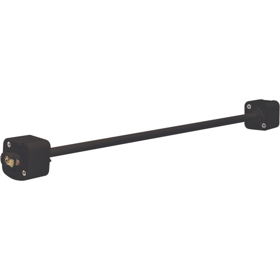 Nuvo Lighting 48in Extension Wand | Transitional Black Metal | Track Lighting Accessory for Dry Locations | 48 x 1.25 x 0.5 in | Model TP166