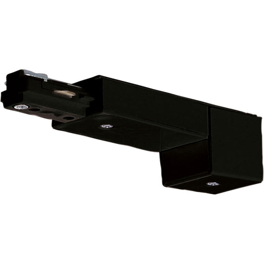 Nuvo Lighting Conduit Live End | Transitional Black Track Hardware | Kitchen & Living Room Track Lighting | 72in Extension, Dry Location | Model TP170