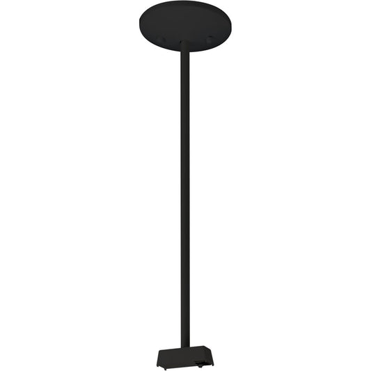 Nuvo Lighting TP179 24in Track Light Extension | Transitional Black Metal | Dry-Rated Hallway & Kitchen Accent | 24 x 1.5 x 1.5 in | Model TP179