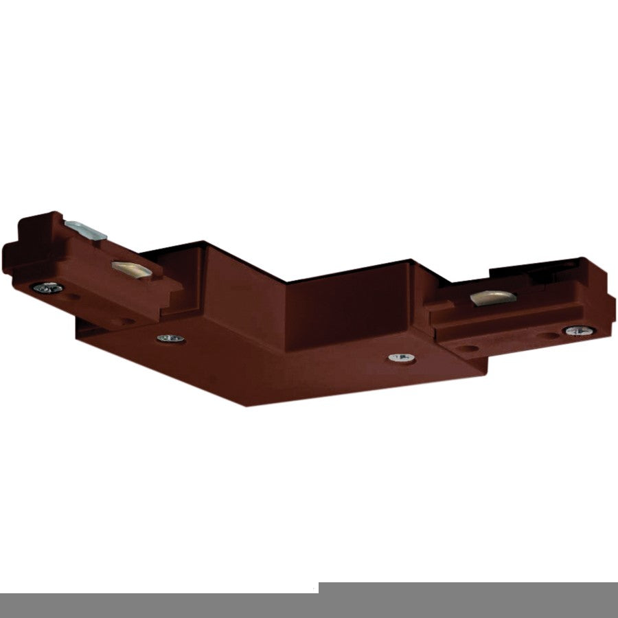 Nuvo Lighting L Connector Brown | Transitional Track Lighting Accessory | Dry Location Connector | 1.5 x 7.25 in | Model TP208