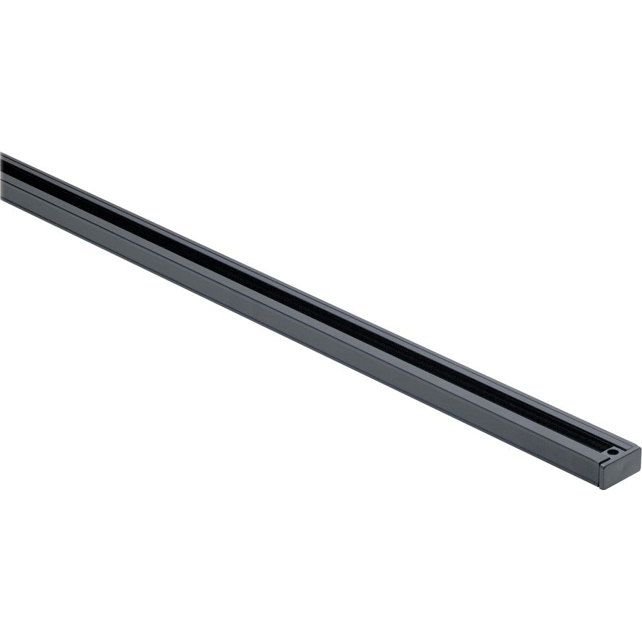 Nuvo Lighting 72in 1-Light Track Light | Transitional Black | Kitchen & Hallway Accent | 1.31 x 0.62 in | Model TR125