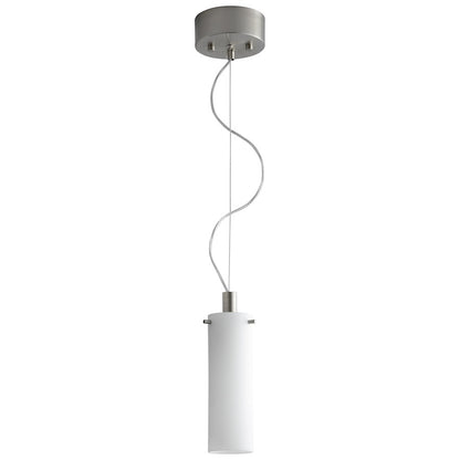 1 Light Pendant, Satin Nickel