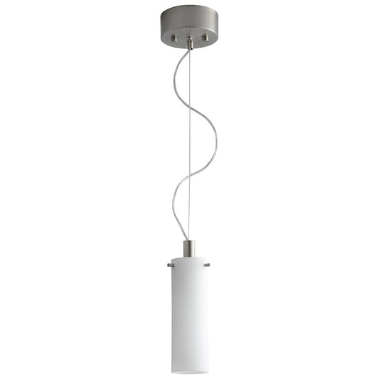 1 Light Pendant, Satin Nickel