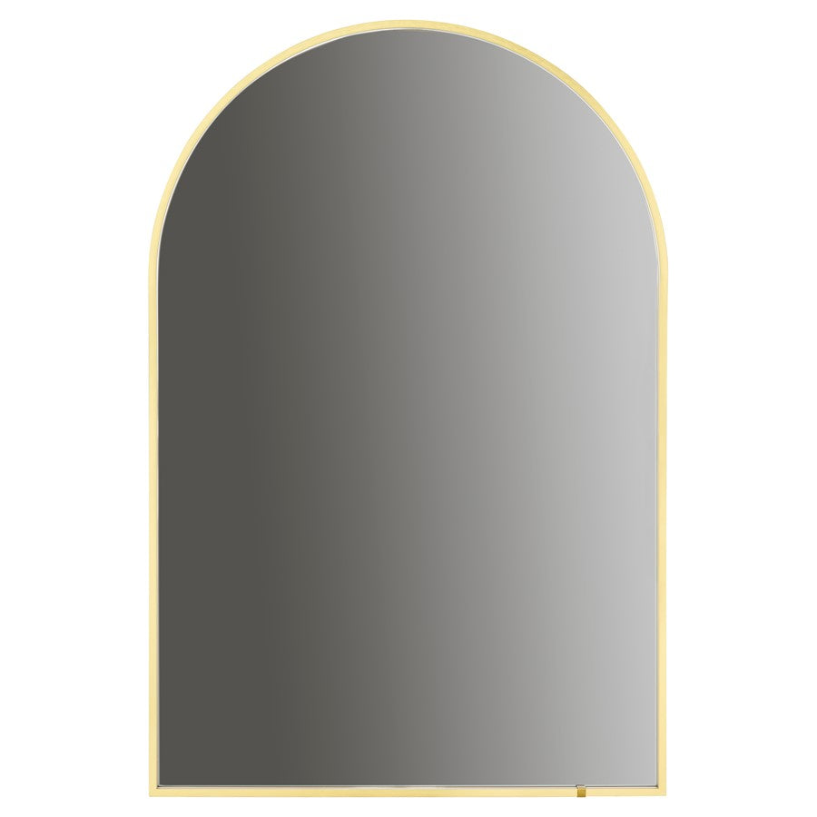 Oxygen Lighting Avior 24X36 Arch LED Mirror, Brushed Brass - 3-0105-55