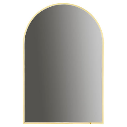 Oxygen Lighting Avior 24X36 Arch LED Mirror, Brushed Brass - 3-0105-55