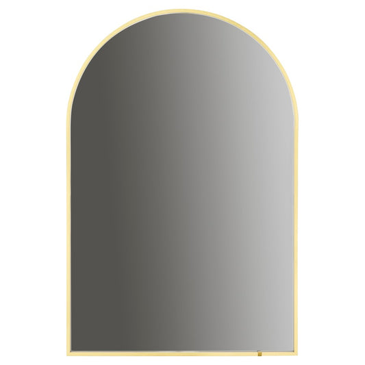 Oxygen Lighting Avior 24X36 Arch LED Mirror, Brushed Brass - 3-0105-55