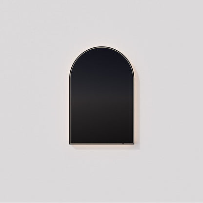Oxygen Lighting Avior 32X40 Arch LED Mirror, Black - 3-0106-15