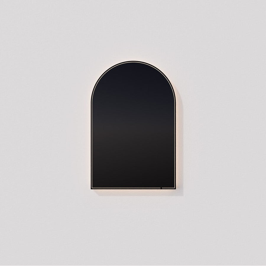 Oxygen Lighting Avior 32X40 Arch LED Mirror, Brushed Brass - 3-0106-55