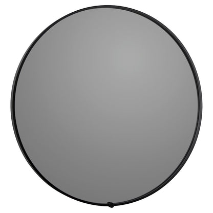 Oxygen Lighting Avior Round 1 Light 30" LED Mirror, Black - 3-0201-15