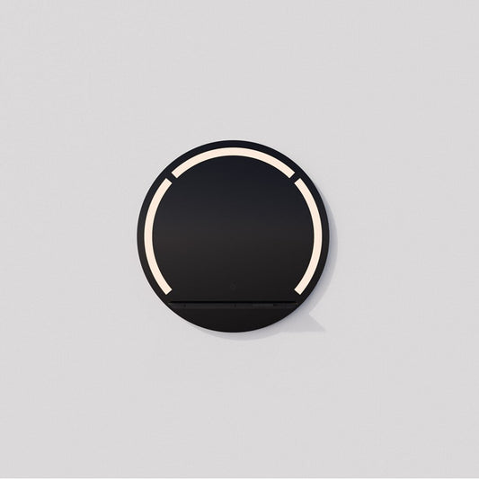 Oxygen Lighting Skylight 30"D LED Mirror, Black - 3-0306-15