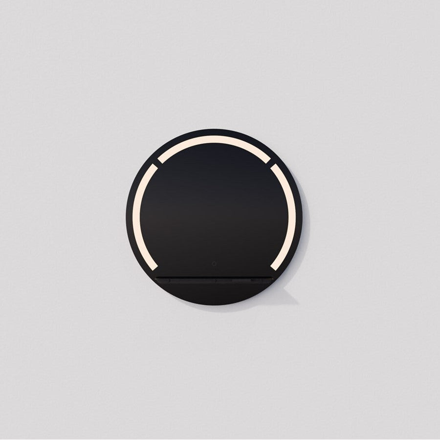Oxygen Lighting Skylight 36"D LED Mirror, Black - 3-0307-15