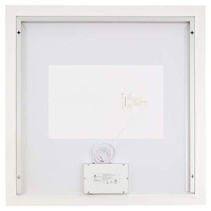 Oxygen Lighting Starlight 48X48 LED Mirror, Black