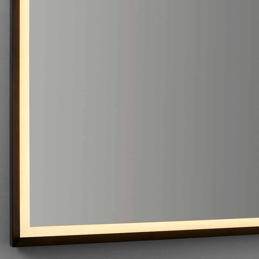 Oxygen Lighting Dusk 48X36 LED Mirror, Black