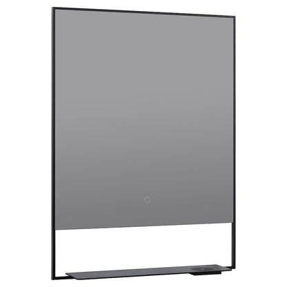 Oxygen Lighting Castore 24x32 LED Mirror, Black - 3-0902-15