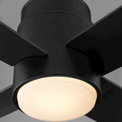 Oxygen Lighting Oslo Hugger 44" Ceiling Fan, Black