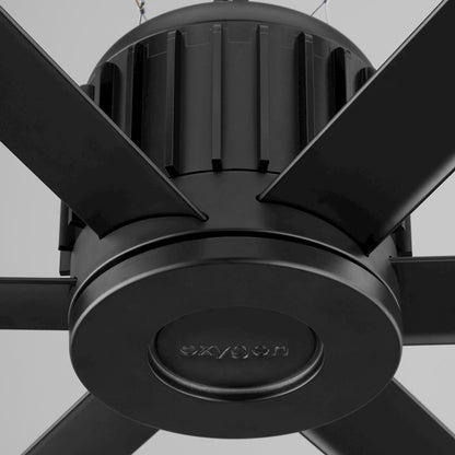 Oxygen Lighting Enorme 78" Ceiling Fan, Black