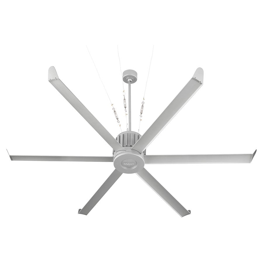 Oxygen Lighting Enorme 78" Ceiling Fan, Classic Nickel