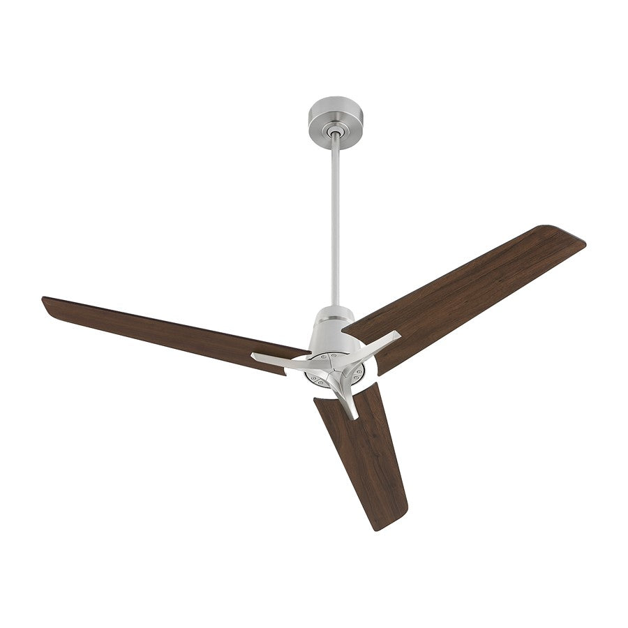 Oxygen Lighting Halcyon 56" 3Bld Fan, Satin Nickel - 3-131-24