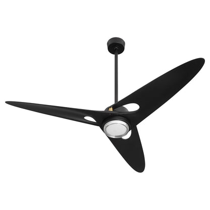 Oxygen Lighting Apogee 3Bld 60" Fan, Black