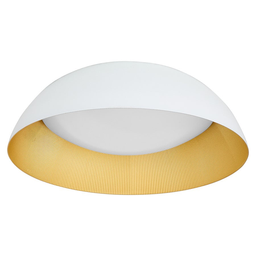 Oxygen Lighting Lucci 18" Ceiling Mount, White/Ib - 3-206-650