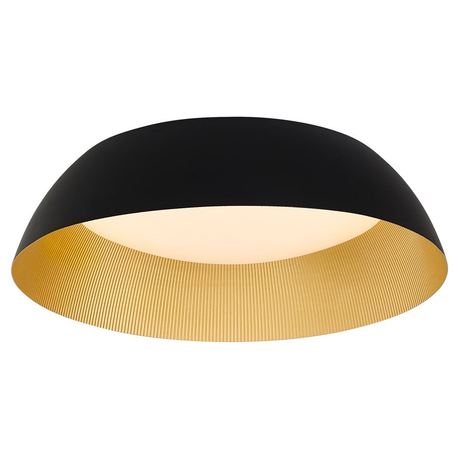 Oxygen Lighting Lucci 25" Ceiling Mount, Black/Ib