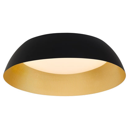 Oxygen Lighting Lucci 25" Ceiling Mount, Black/Ib