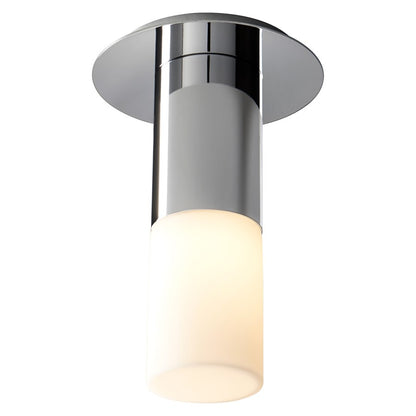 Oxygen Lighting Pilar Sm Glass 2700K Ceiling Mount, Pol Nickel