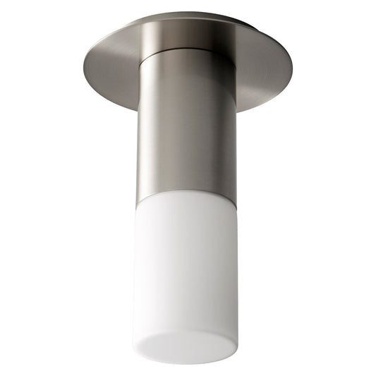 Oxygen Lighting Pilar Sm Glass 3500K Ceiling Mount, Satin Nickel - 3-308-35124