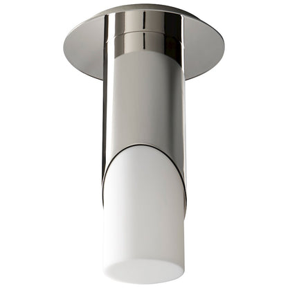 Oxygen Lighting Ellipse 1 Light Ceiling, White/Acrylic