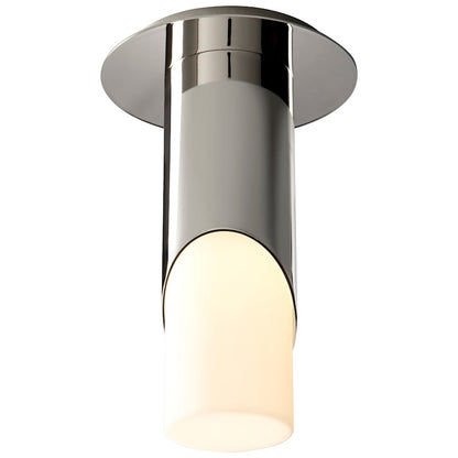 Oxygen Lighting Ellipse 1 Light Ceiling, White/Acrylic