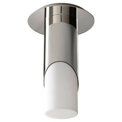 Oxygen Lighting Ellipse Sm Acrylic 3500K Ceiling Mount, Pol Nickel - 3-353-35220