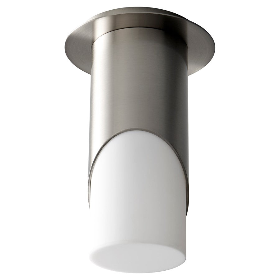 Oxygen Lighting Ellipse Lg Acrylic 3500K Ceiling Mount, Nickel - 3-354-35224