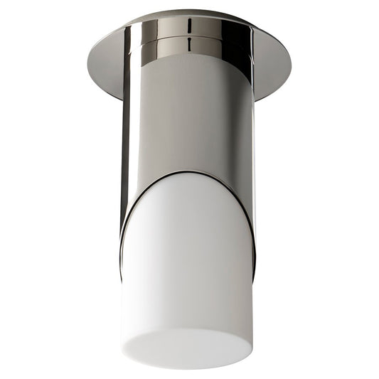 Oxygen Lighting Ellipse Lg Acrylic 4000K Ceiling Mount, Pol Nickel - 3-354-40220