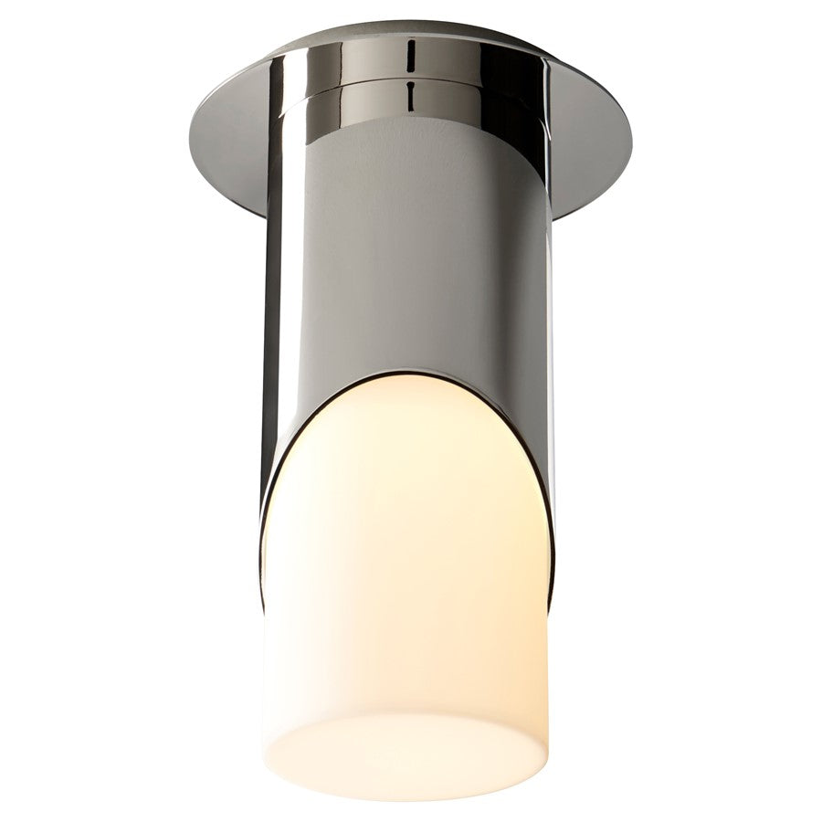 Oxygen Lighting Ellipse Lg Acrylic 4000K Ceiling Mount, Pol Nickel
