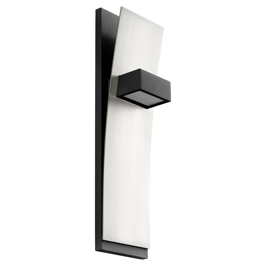 Oxygen Lighting Dario 4000K Sconce, Black/Satin Nickel - 3-400-401524