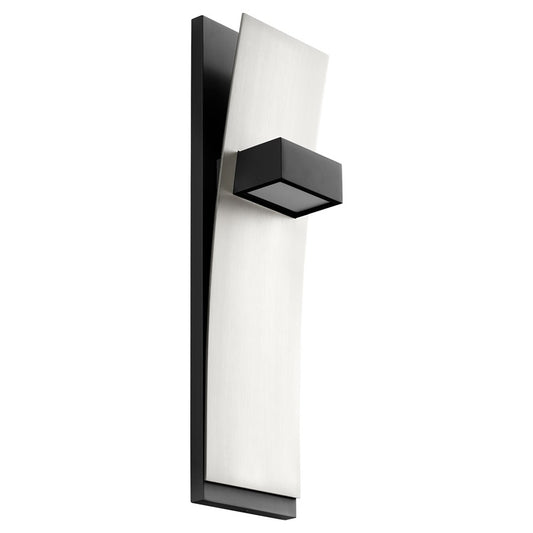 Oxygen Lighting Dario 4000K Sconce, Black/Satin Nickel - 3-400-401524