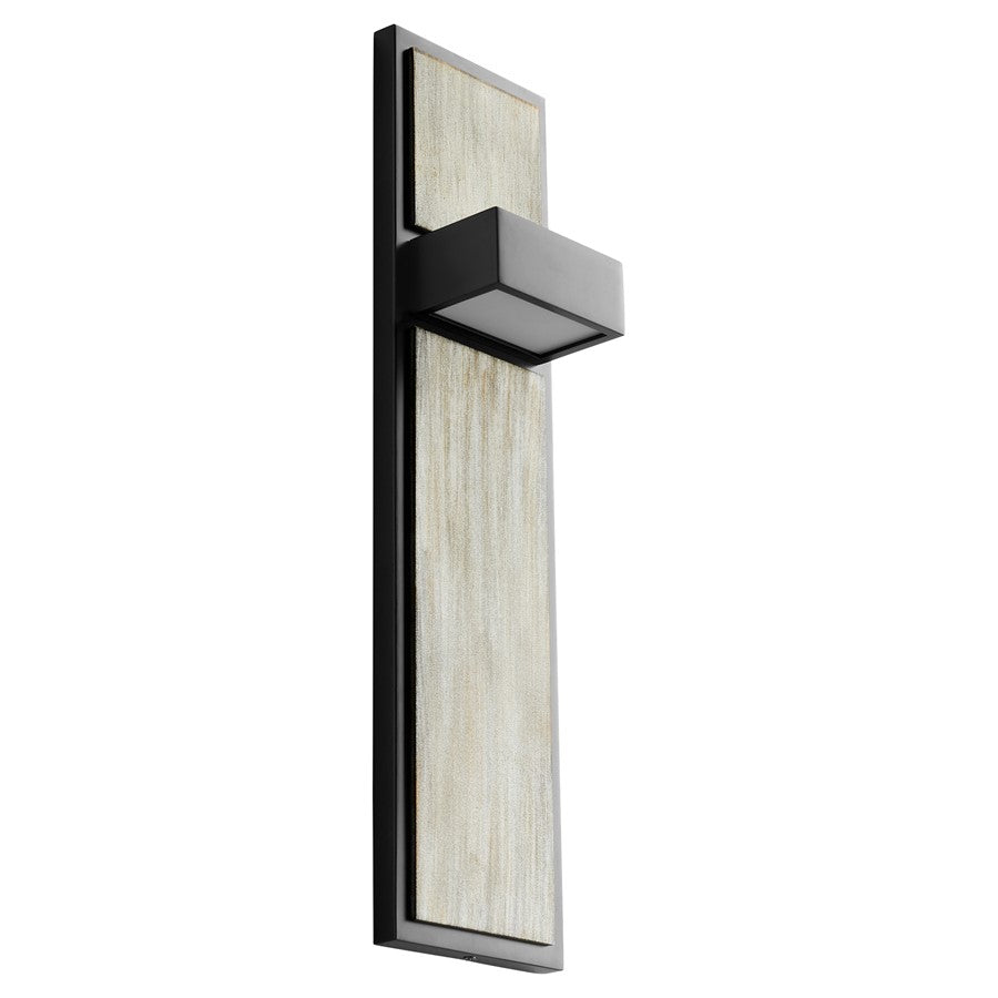 Oxygen Lighting Guapo 4000K Sconce, Black/Oak - 3-401-401541