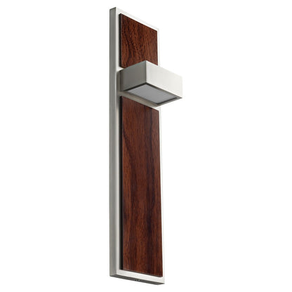 Oxygen Lighting Guapo 4000K Sconce, Satin Nickel - 3-401-4024
